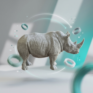 Rhino Showpiece | Lifelike Animal Décor – 3DPrintShop