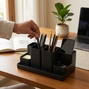 Desk Organizer | 6-Compartment Tech Station – 3DPrintShop